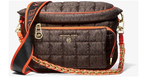 michael michael kors slater medium logo sling pack|Michael Kors outlet sling bag.